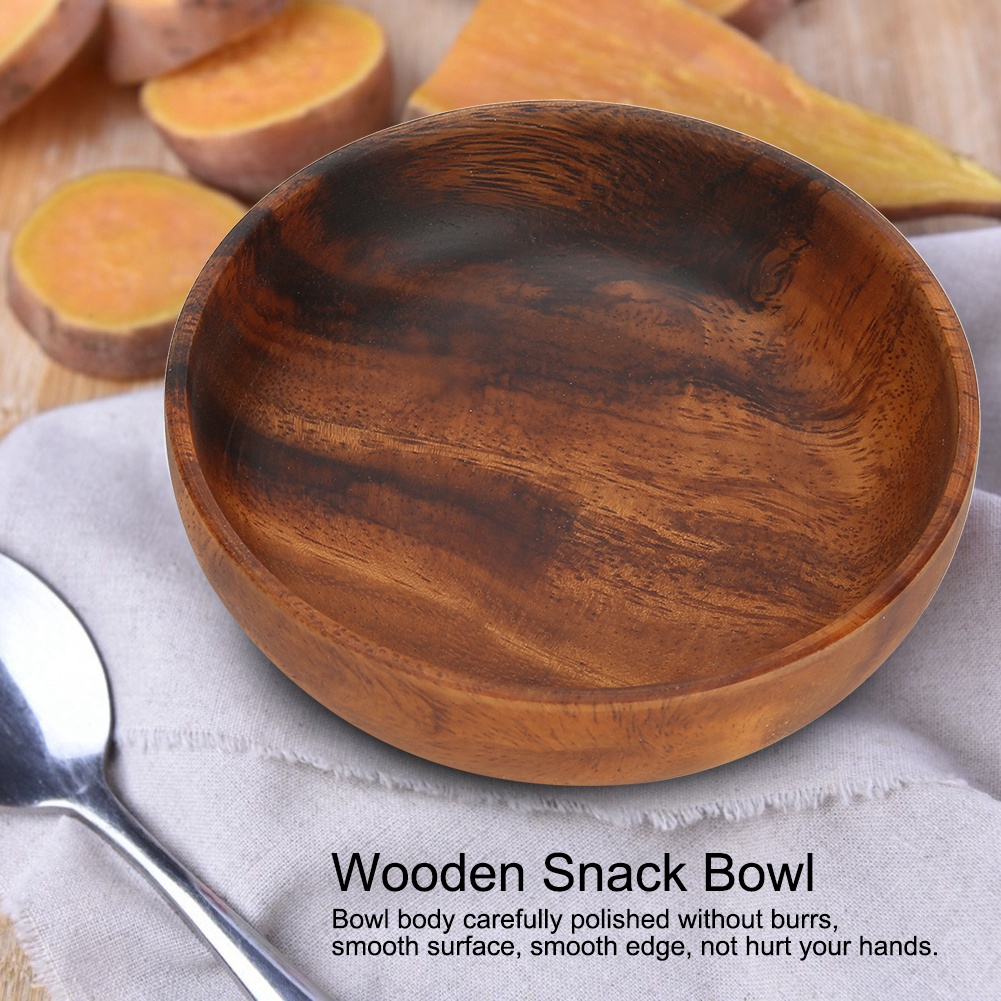 Meal Prep Bowl - Tigelas de Madeira para Servir, Prato