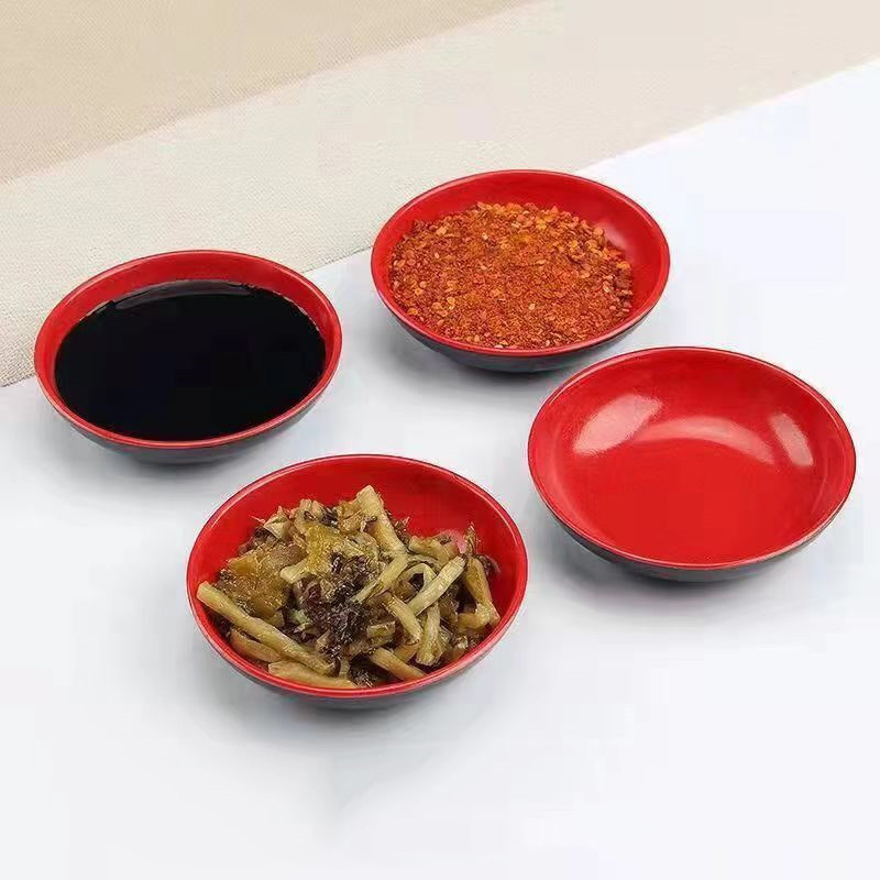 Sauce Dipping Cup - 3 peças de pratos redondos de