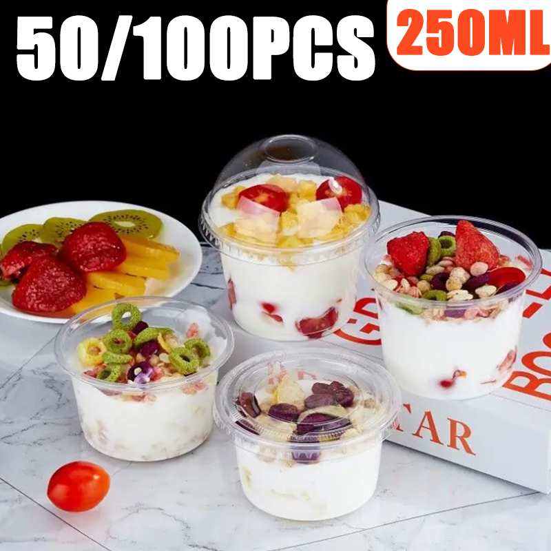 Sauce Dipping Cup - Copos descartáveis de pudim de plástico,