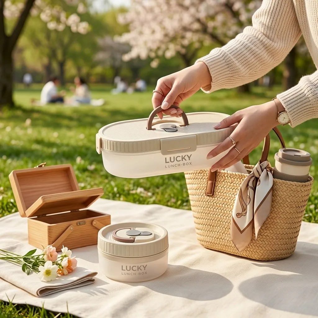 Meal Prep Or Prep Meal - Conjunto de lancheiras portáteis tipo bento,