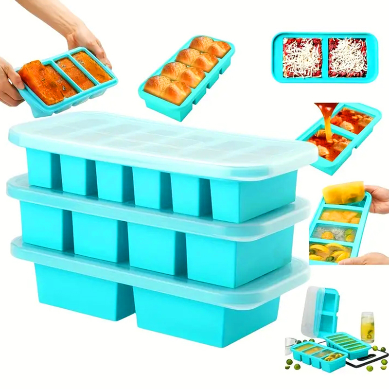 Meal Prep Template - Molde de bandeja de freezer de