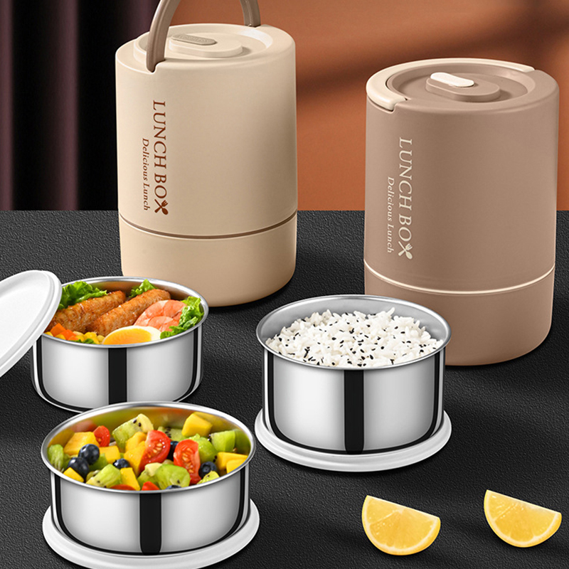 Meal Prep Bowl - Conjunto de 4 recipientes portáteis para