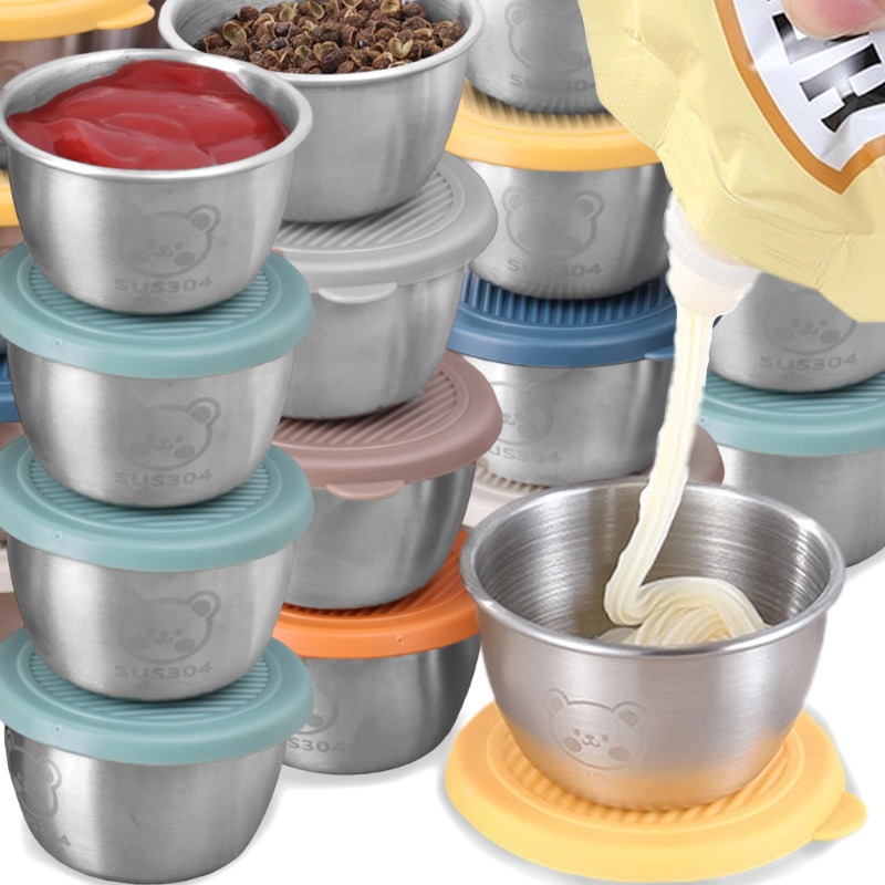 Sauce Dipping Cup - 10/1pc 50ml à prova de vazamento