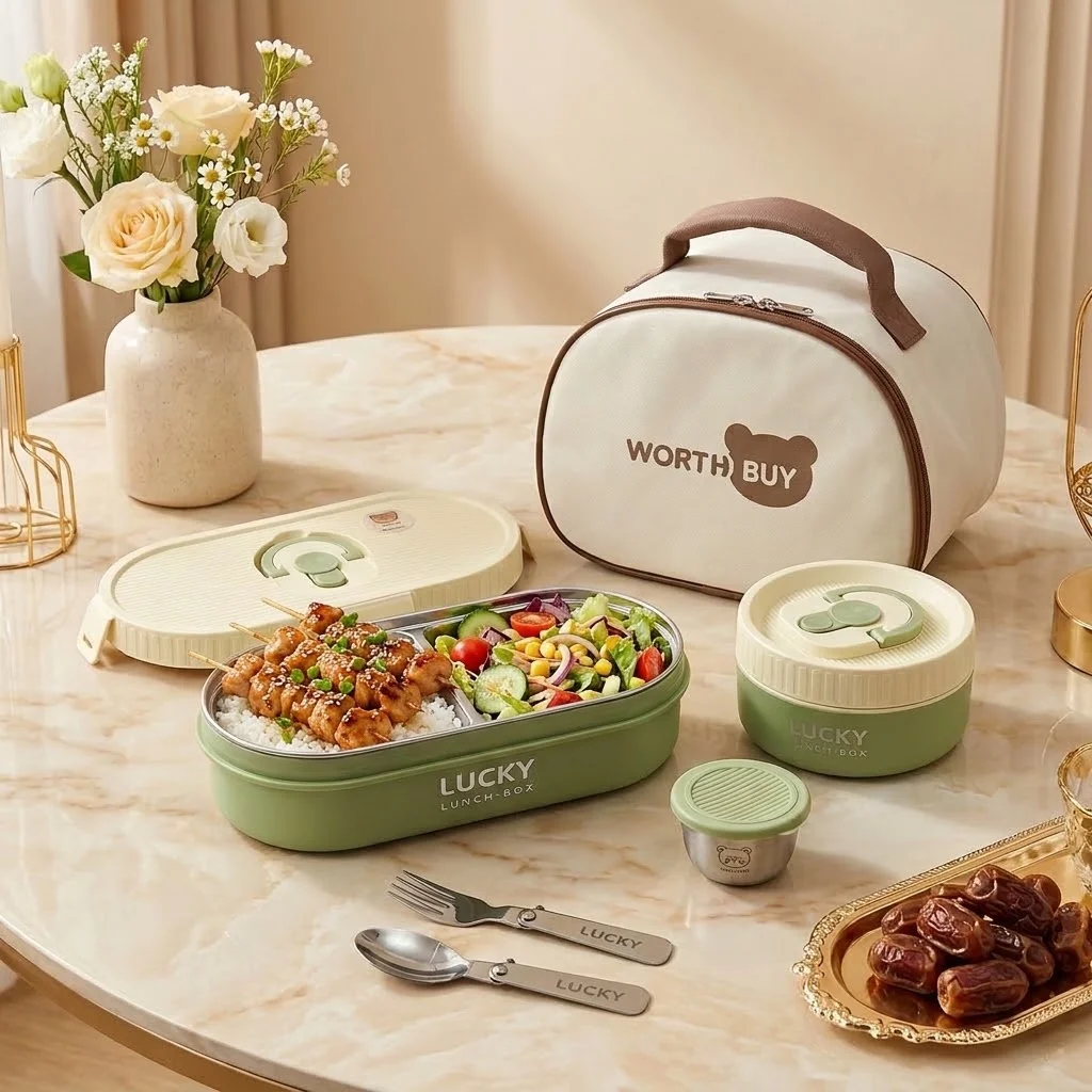 Meal Prep Or Prep Meal - Conjunto de Caixas de Almoço Bento