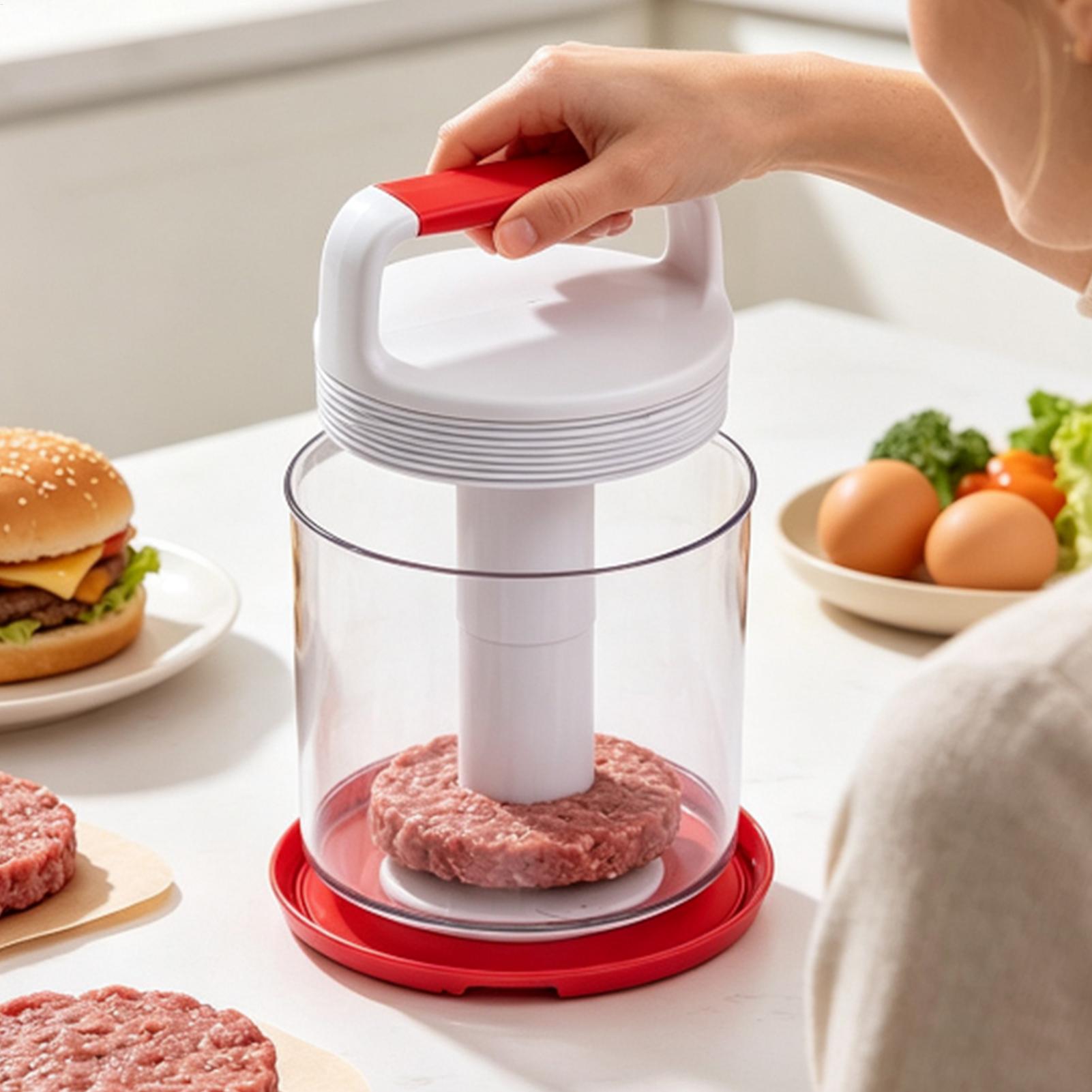 Meal Prep With Rice - Prensa Manual Antiaderente para Hambúrgueres e