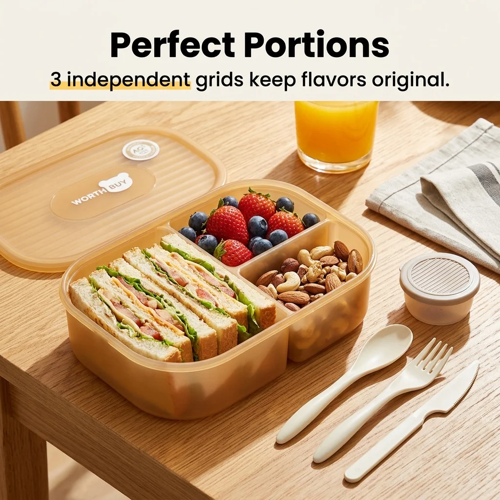 Caixa de almoço de plástico co - Meal Prep Or Prep Meal avaliação e preço