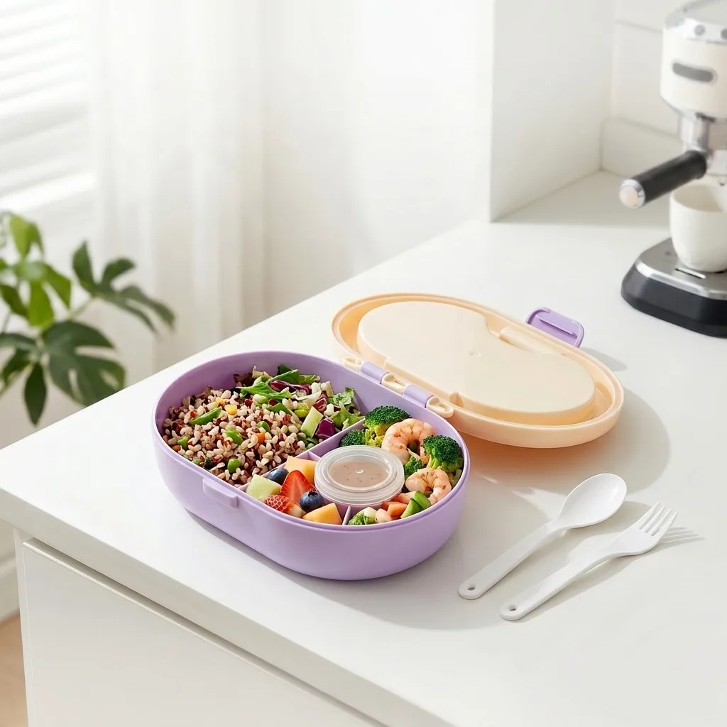 Caixa de Almoço Bento Plástica - Meal Prep Or Prep Meal avaliação e preço
