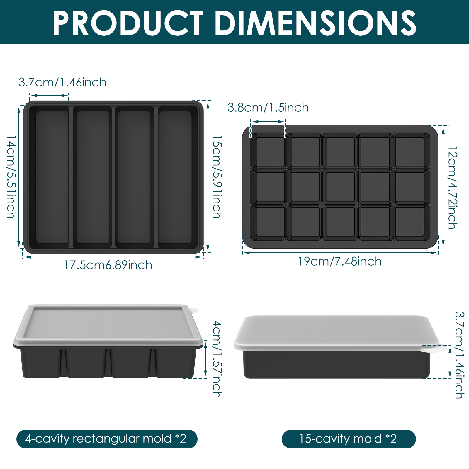 Conjunto com 4 Bandejas de Sil - Meal Prep Template avaliação e preço