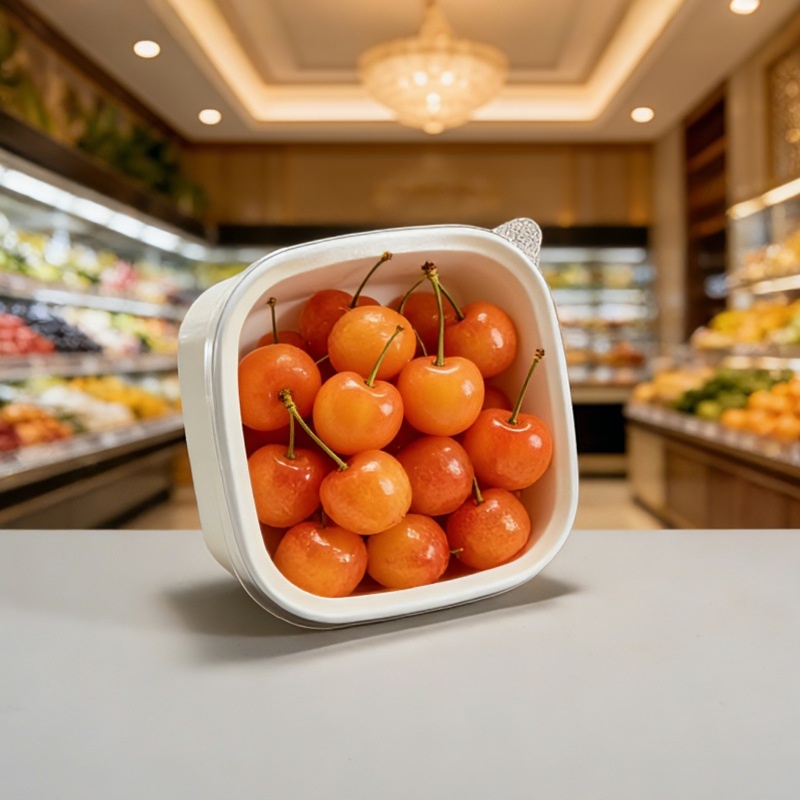 Tigela de papel branca, quadra - Meal Prep Bowl avaliação e preço