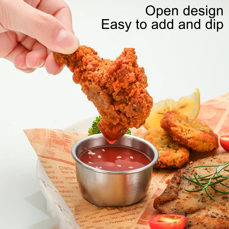 Tigela de molho de aço inoxidá - Sauce Dipping Cup avaliação e preço