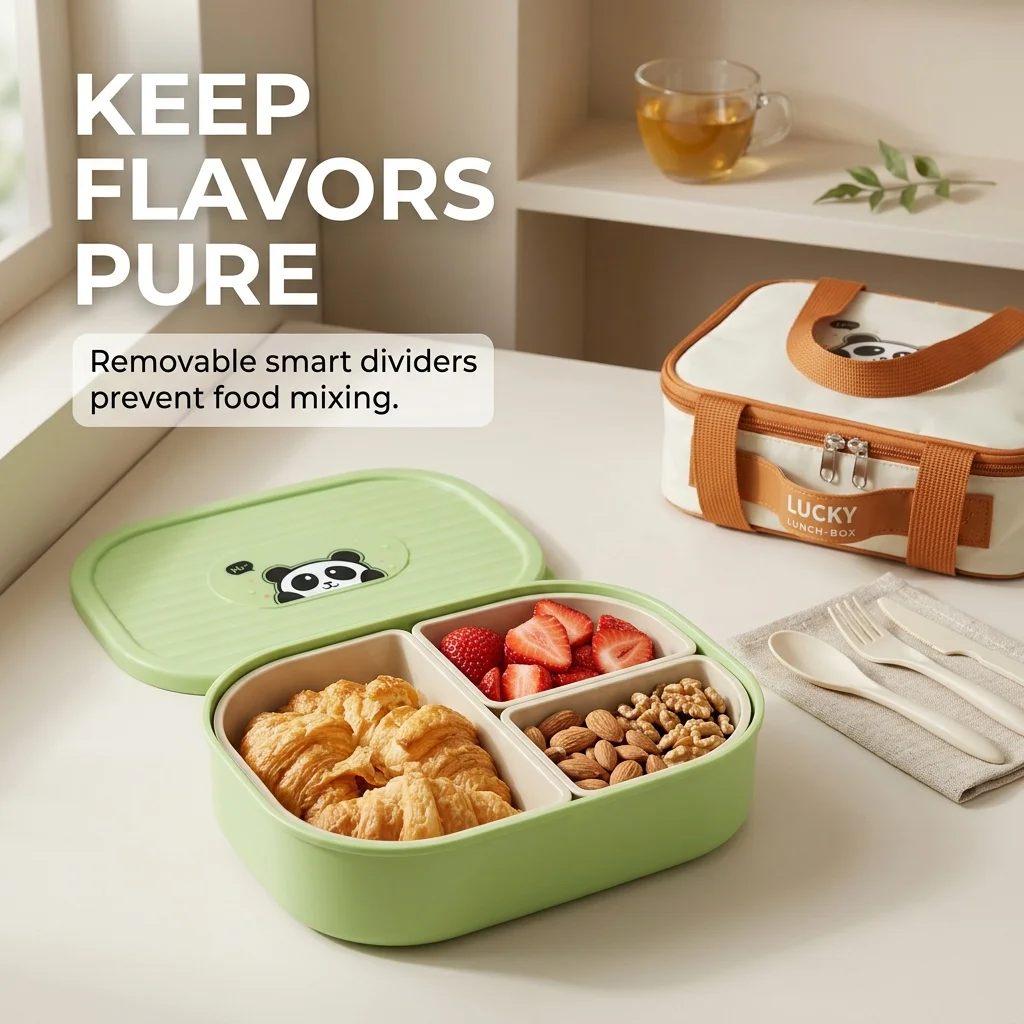 Marmita infantil com tampa, 3  - Meal Prep Or Prep Meal avaliação e preço