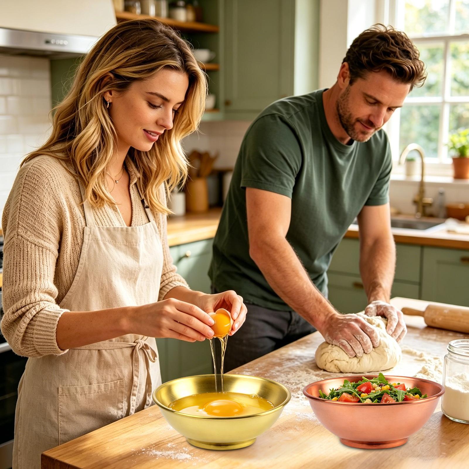 Tigela de Cobre Grande para Ar - Meal Prep Bowl avaliação e preço