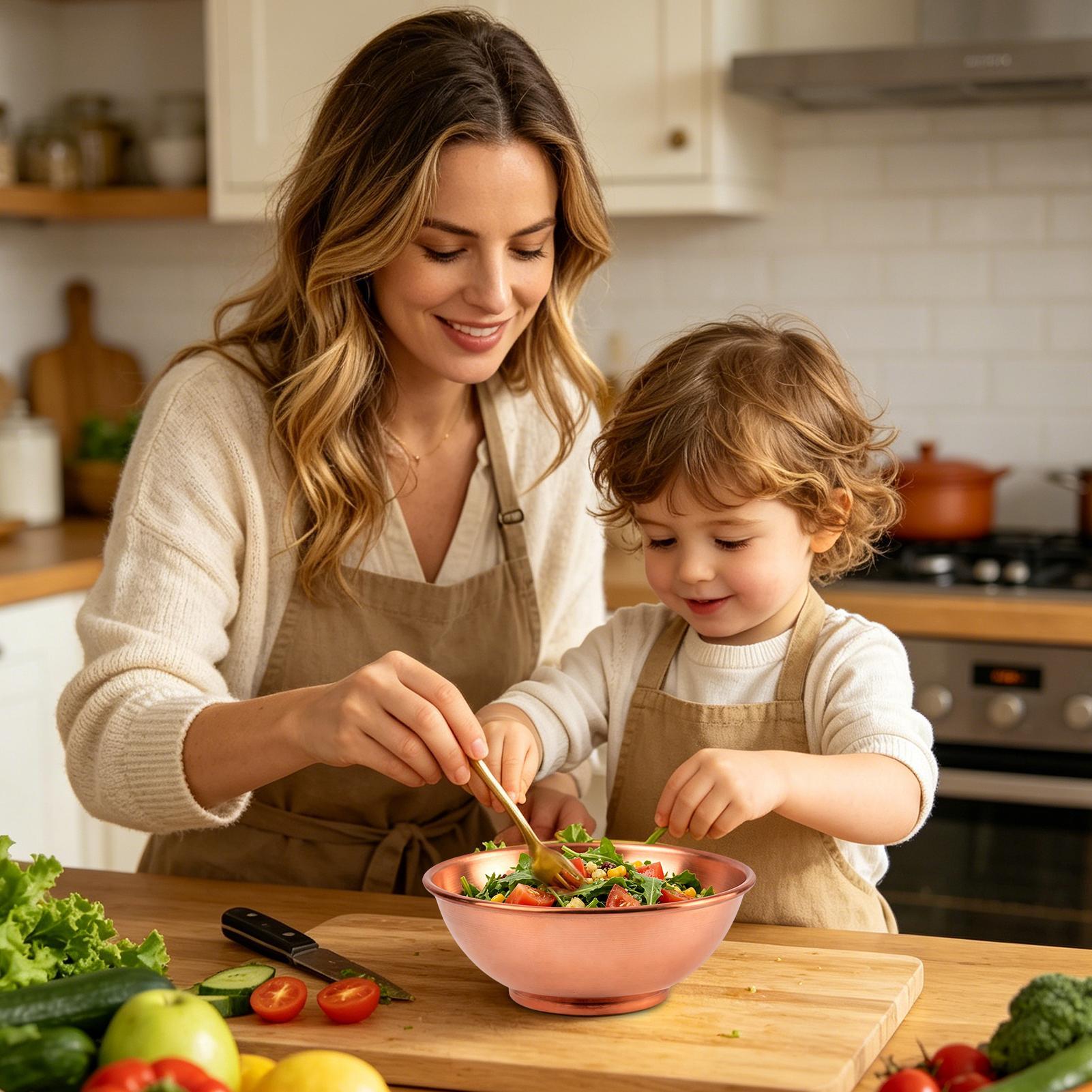 Tigela de Cobre Grande para Ar - Meal Prep Bowl avaliação e preço