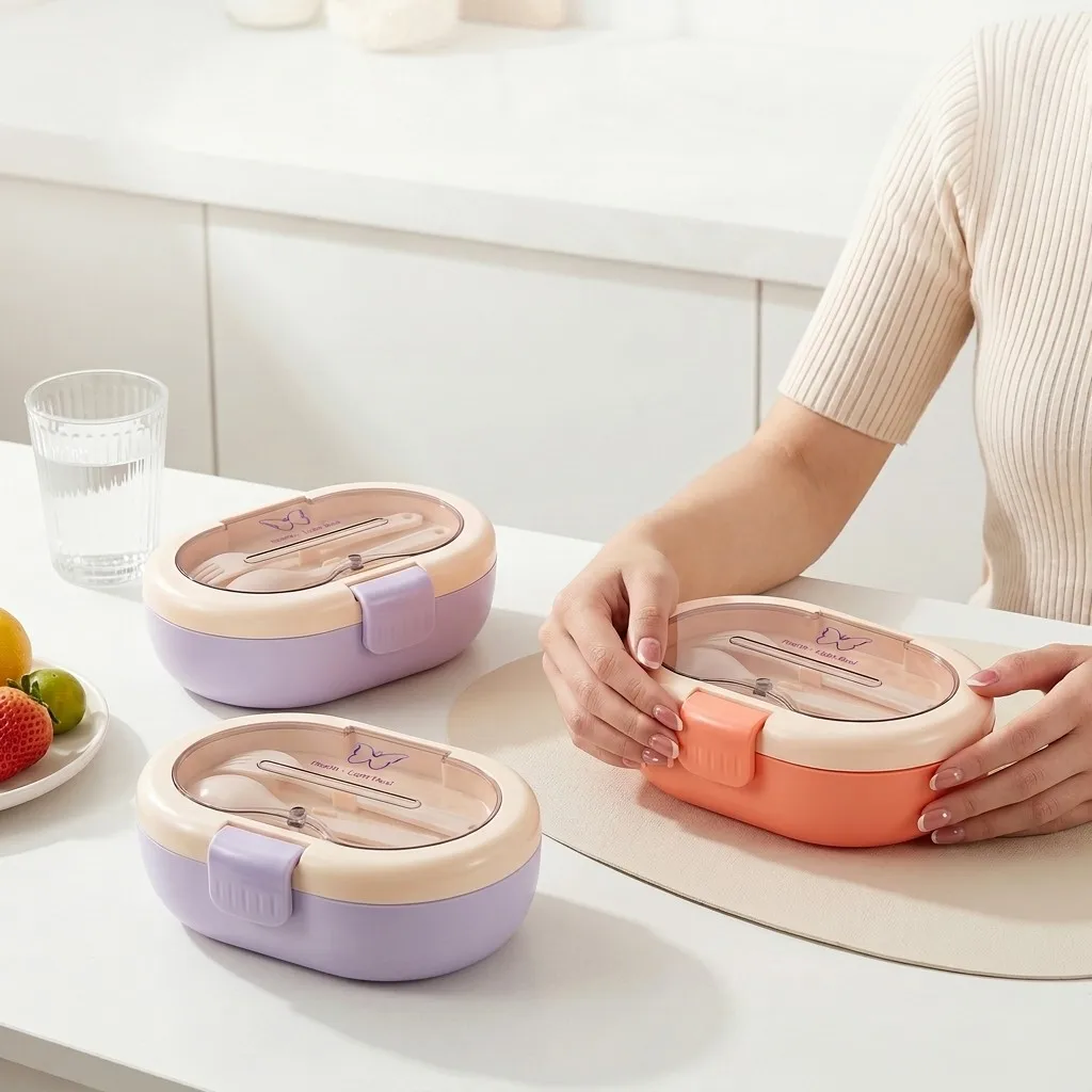 Caixa Bento de Plástico com Ta - Meal Prep Or Prep Meal avaliação e preço