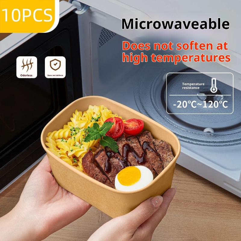 10 Caixas de Almoço Descartáve - Meal Prep Bowl avaliação e preço