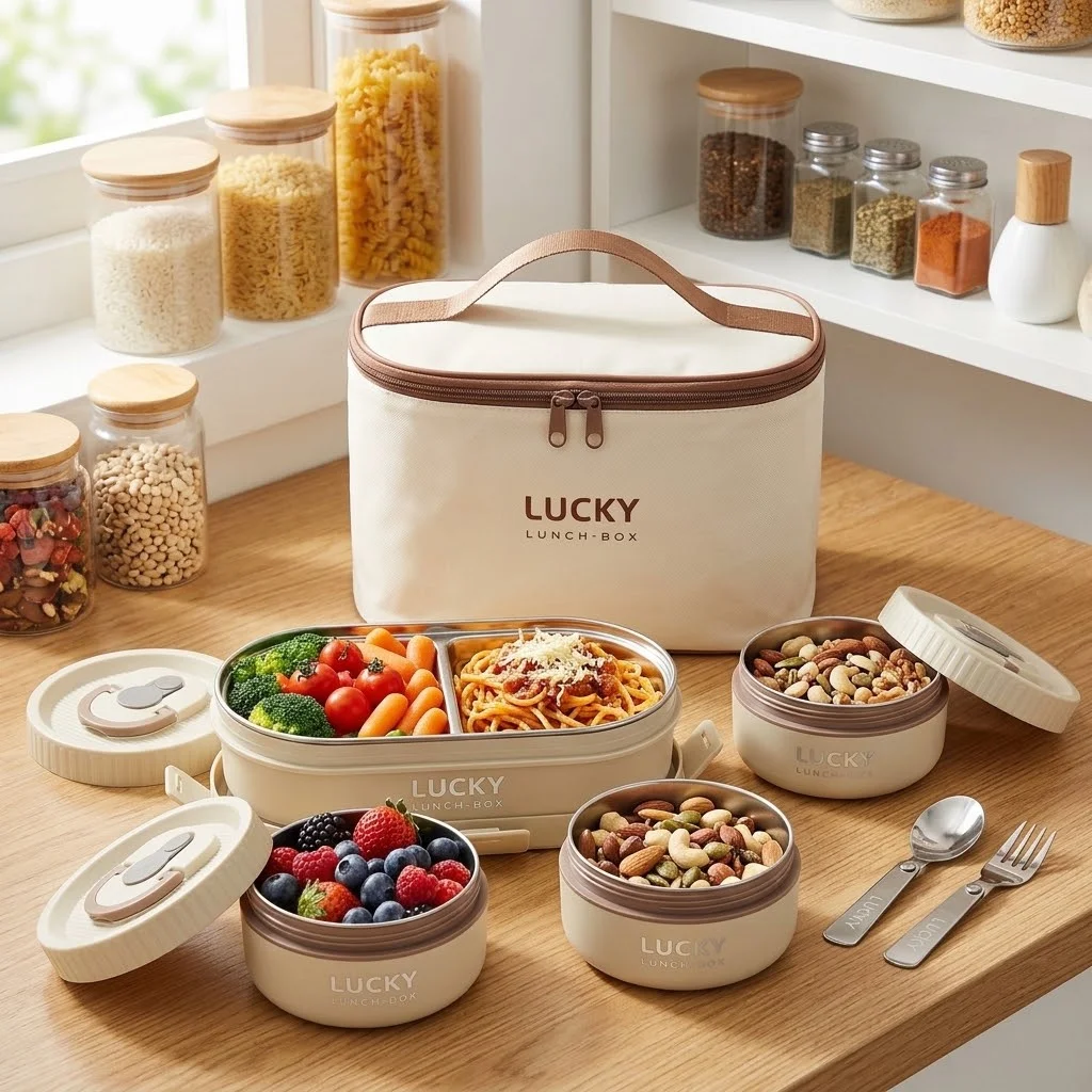 Caixa Bento de Aço Inoxidável  - Meal Prep Or Prep Meal avaliação e preço