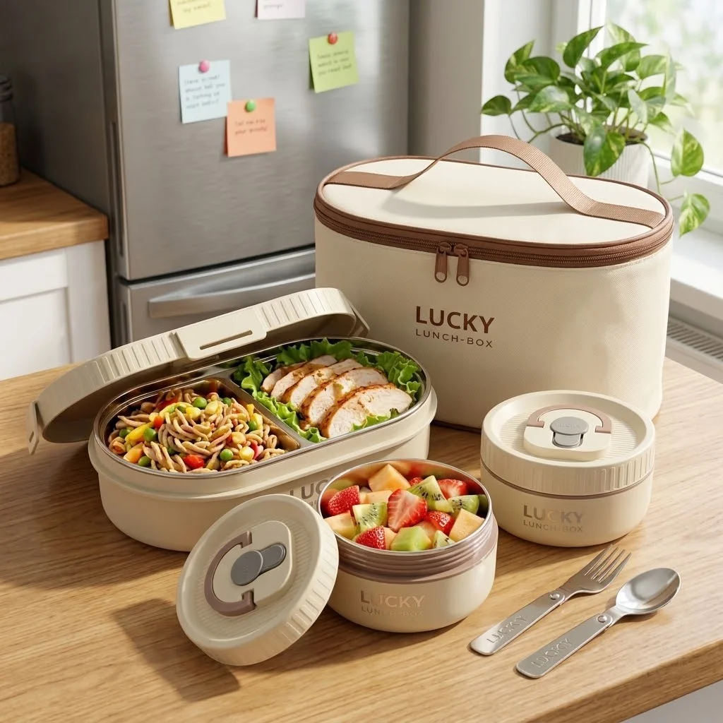 Caixa Bento de Aço Inoxidável  - Meal Prep Or Prep Meal avaliação e preço